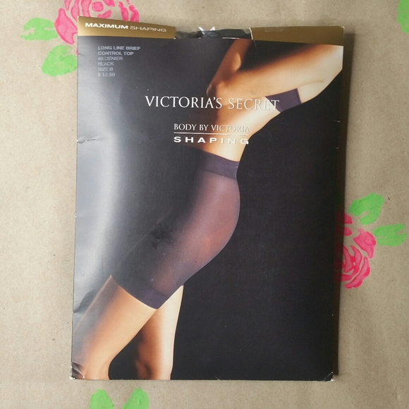 NEW Body By Victoria Long Line Brief Black Size B - Picture 3 of 6
